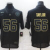 Men’s New York Giants #56 Lawrence Taylor Black 2020 Salute To Service Stitched NFL Nike Limited Jersey