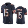 Men’s Chicago Bears #15 Rome Odunze Navy 2024 Draft Vapor Football Stitched Jersey