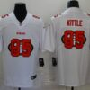 Men’s San Francisco 49ers #85 George Kittle White 2020 Shadow Logo Vapor Untouchable Stitched NFL Nike Limited Jersey