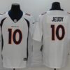 Men’s Denver Broncos #10 Jerry Jeudy White 2020 Vapor Untouchable Stitched NFL Nike Limited Jersey