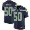 Men’s Seattle Seahawks #50 K.J. Wright Navy Blue Nike NFL Home Vapor Untouchable Limited Jersey