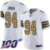 Nike Saints #94 Cameron Jordan White Men’s Stitched NFL Limited Rush 100th Season Jersey