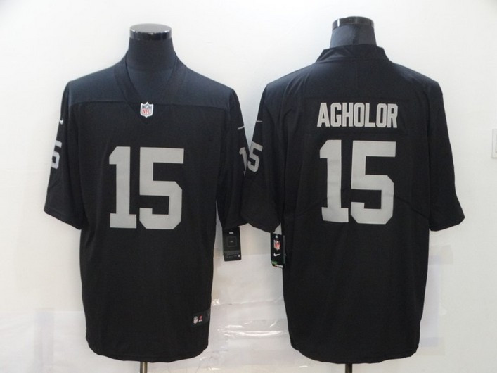 Men’s Las Vegas Raiders #15 Nelson Agholor Black 2017 Vapor Untouchable Stitched NFL Nike Limited Jersey