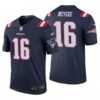 Men’s New England Patriots #16 Jakobi Meyers Color Rush Legend Navy Jersey