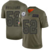 Nike Cowboys #52 Connor Williams Camo Men’s Stitched NFL Limited 2019 Salute To Service Jersey
