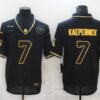 Men’s San Francisco 49ers #7 Colin Kaepernick Black Gold 2020 Salute To Service Stitched NFL Nike Limited Jersey