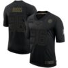 Men’s Pittsburgh Steelers #96 Isaiah Buggs Limited Black 2020 Salute To Service Jersey