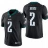 Nike Eagles #2 Jalen Hurts Black 2020 NFL Draft First Round Pick Vapor Untouchable Limited Jersey