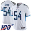 Nike Titans #54 Rashaan Evans White Men’s Stitched NFL 100th Season Vapor Limited Jersey