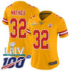 Nike Chiefs #32 Tyrann Mathieu Gold Super Bowl LIV 2020 Women’s Stitched NFL Limited Inverted Legend 100th Season Jersey