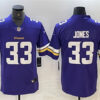 Men’s Minnesota Vikings #33 Aaron Jones Purple Vapor Untouchable Limited Stitched Jersey