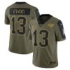 Men’s Tampa Bay Buccaneers #13 Mike Evans Nike Olive 2021 Salute To Service Limited Player Jersey