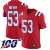 Nike Patriots #53 Kyle Van Noy Red Alternate Men’s Stitched NFL 100th Season Vapor Limited Jersey