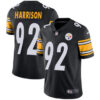 Size XXXXL Nike Pittsburgh Steelers #92 James Harrison Black Team Color Men’s Stitched NFL Vapor Untouchable Limited Jersey