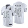 Nike Raiders #16 Tyrell Williams White 60th Anniversary Patch Men’s Stitched NFL 100 Limited Color Rush Jersey