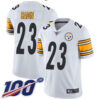 Nike Steelers #23 Joe Haden White Men’s Stitched NFL 100th Season Vapor Limited Jersey