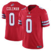 Men’s Buffalo Bills #0 Keon Coleman Red 2024 Draft Vapor Untouchable Limited Football Stitched Jersey