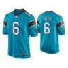 Men’s Carolina Panthers #6 P.J. Walker Blue Game Nike Jersey