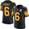 Nike Steelers #6 Devlin Hodges Black Men’s Stitched NFL Limited Rush Jersey