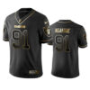 Men’s Las Vegas Raiders #91 Yannick Ngakoue Black Golden Edition Jersey