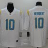 Men’s Los Angeles Chargers #10 Justin Herbert White 2020 NEW Vapor Untouchable Stitched NFL Nike Limited Jersey