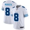 Men’s Tennessee Titans #8 Marcus Mariota Nike White Team Logo Vapor Limited NFL Jersey