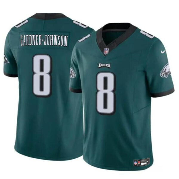 Men’s Philadelphia Eagles #8 Chauncey Gardner-Johnson Green 2024 F.U.S.E Vapor Untouchable Limited Football Stitched Jersey
