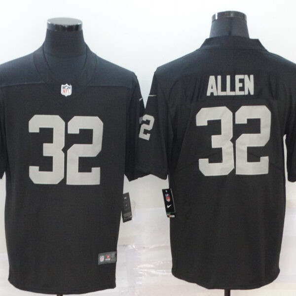 Men’s Las Vegas Raiders #32 Marcus Allen Black 2020 Vapor Untouchable Stitched NFL Nike Limited Jersey