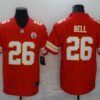 Men’s Kansas City Chiefs #26 LeVeon Bell Red 2020 Vapor Untouchable Stitched NFL Nike Limited Jersey