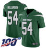 Nike Jets #54 Avery Williamson Green Team Color Men’s Stitched NFL 100th Season Vapor Limited Jersey