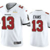 Men’s Tampa Bay Buccaneers #13 Mike Evans White 2021 Super Bowl LV Vapor Untouchable Stitched Nike Limited NFL Jersey