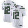 Men’s New York Jets #12 Joe Namath White 2019 Vapor Untouchable Limited Stitched Jersey