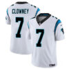 Men’s Carolina Panthers #7 Jadeveon Clowney White Vapor Limited Football Stitched Jersey