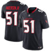 Men’s Houston Texans #51 Will Anderson Jr. Navy 2024 Vapor F.U.S.E. Limited Football Stitched Jersey