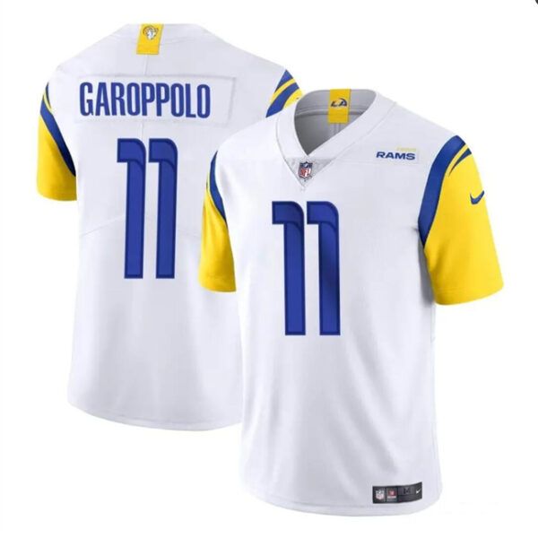 Men’s Los Angeles Rams #11 Jimmy Garoppolo White Vapor Untouchable Football Stitched Jersey