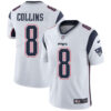 Nike Patriots #8 Jamie Collins Sr White Men’s Stitched NFL Vapor Untouchable Limited Jersey