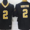 Men’s New Orleans Saints #2 Jameis Winston Black 2021 Vapor Untouchable Stitched NFL Nike Limited Jersey