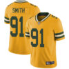 Packers #91 Preston Smith Yellow Men’s Stitched Football Limited Rush Jersey