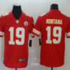 Men’s Kansas City Chiefs #19 Joe Montana Red 2017 Vapor Untouchable Stitched NFL Nike Limited Jersey