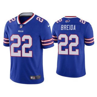 Men’s Buffalo Bills #22 Matt Breida Blue Vapor Untouchable Limited Stitched Jersey