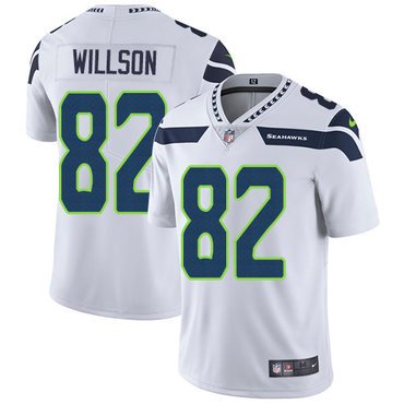 Nike Seattle Seahawks #82 Luke Willson White Men’s Stitched Vapor Untouchable Limited Jersey