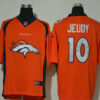 Men’s Denver Broncos #10 Jerry Jeudy Orange 2020 Big Logo Vapor Untouchable Stitched NFL Nike Fashion Limited Jersey
