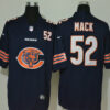Men’s Chicago Bears #52 Khalil Mack Navy Blue 2020 Big Logo Number Vapor Untouchable Stitched NFL Nike Fashion Limited Jersey