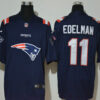 Men’s New England Patriots #11 Julian Edelman Navy Blue 2020 Team Logo Vapor Untouchable Stitched NFL Nike Fashion Limited Jersey