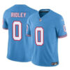 Men’s Tennessee Titans #0 Calvin Ridley Blue 2023 F.U.S.E. Throwback Limited Football Stitched Jersey
