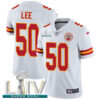 Nike Chiefs #50 Darron Lee White Super Bowl LIV 2020 Men’s Stitched NFL Vapor Untouchable Limited Jersey