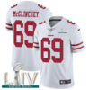 Nike 49ers #69 Mike McGlinchey White Super Bowl LIV 2020 Men’s Stitched NFL Vapor Untouchable Limited Jersey