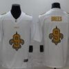 Men’s New Orleans Saints #9 Drew Brees White 2020 Shadow Logo Vapor Untouchable Stitched NFL Nike Limited Jersey