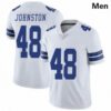 Men Dallas Cowboys #48 Daryl Johnston Nike Vapor White Limited Jersey
