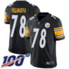 Nike Steelers #78 Alejandro Villanueva Black Team Color Men’s Stitched NFL 100th Season Vapor Limited Jersey